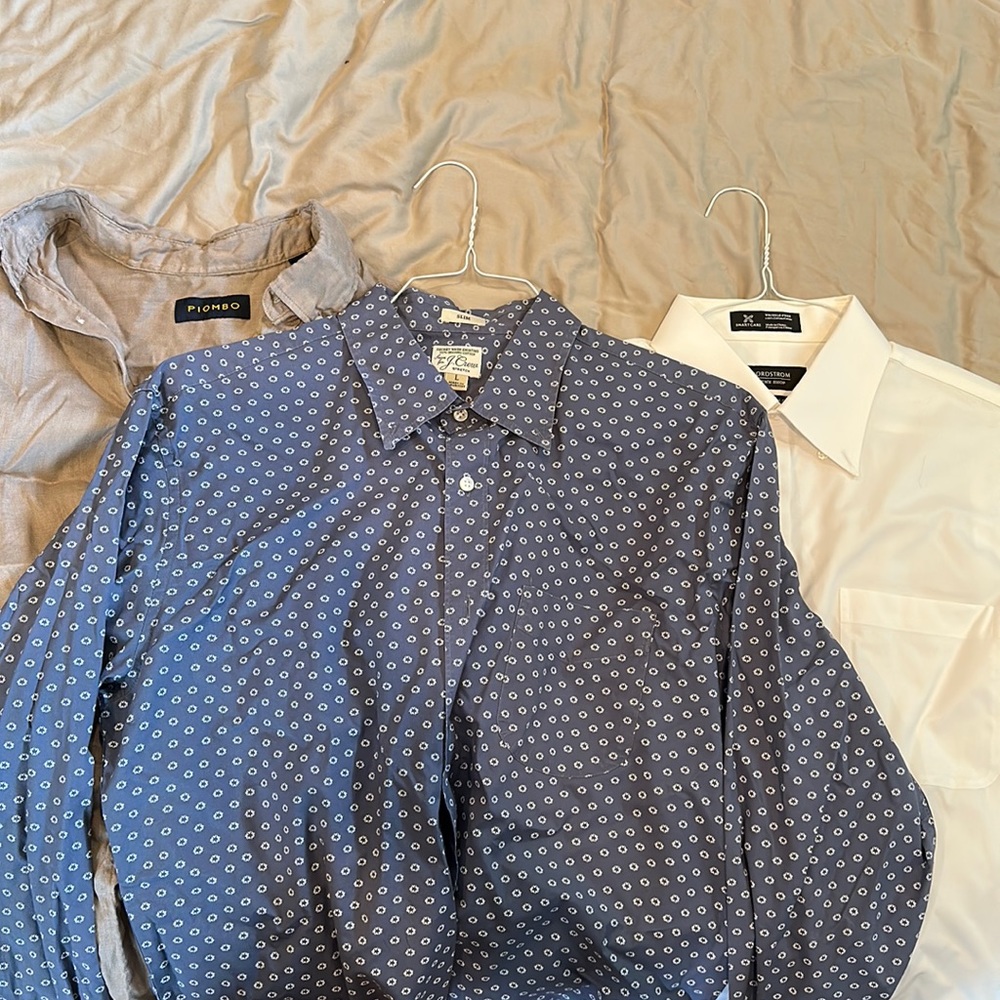 3 Large dress shirts